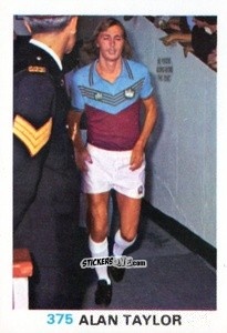 Cromo Alan Taylor - Soccer Stars 1977-1978
 n. 375 - FKS