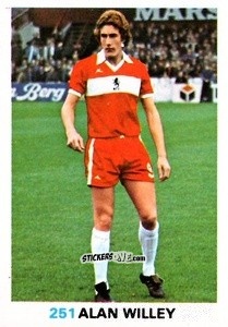 Cromo Alan Wiley - Soccer Stars 1977-1978
 n. 251 - FKS