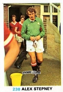 Sticker Alex Stepney - Soccer Stars 1977-1978
 n. 238 - FKS
