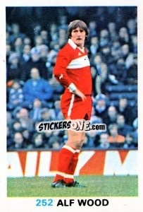 Sticker Alf Wood - Soccer Stars 1977-1978
 - FKS