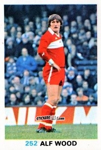 Sticker Alf Wood - Soccer Stars 1977-1978
 n. 252 - FKS