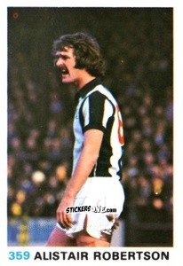 Sticker Alistair Robertson - Soccer Stars 1977-1978
 n. 359 - FKS