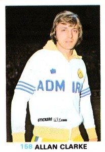 Sticker Allan Clarke - Soccer Stars 1977-1978
 n. 158 - FKS