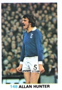 Sticker Allan Hunter - Soccer Stars 1977-1978
 n. 148 - FKS