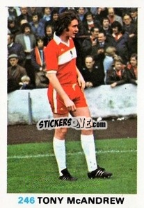 Sticker Anthony McAndrew - Soccer Stars 1977-1978
 - FKS
