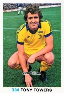 Sticker Anthony Towers - Soccer Stars 1977-1978
 n. 334 - FKS