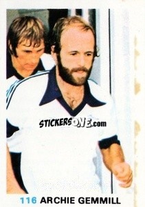 Sticker Archie Gemmill - Soccer Stars 1977-1978
 - FKS
