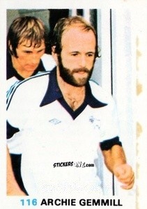 Sticker Archie Gemmill - Soccer Stars 1977-1978
 n. 116 - FKS
