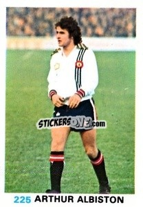 Sticker Arthur Albiston - Soccer Stars 1977-1978
 - FKS