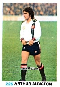 Sticker Arthur Albiston - Soccer Stars 1977-1978
 n. 225 - FKS