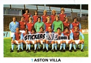 Sticker Aston Villa - Soccer Stars 1977-1978
 - FKS