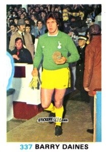 Cromo Barry Daines - Soccer Stars 1977-1978
 n. 337 - FKS