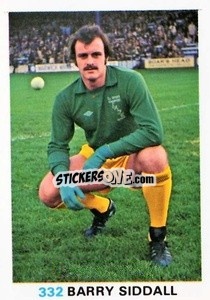 Sticker Barry Siddall - Soccer Stars 1977-1978
 - FKS
