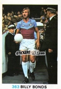 Cromo Billy Bonds - Soccer Stars 1977-1978
 - FKS