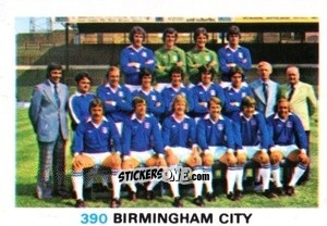 Figurina Birmingham City - Soccer Stars 1977-1978
 n. 390 - FKS
