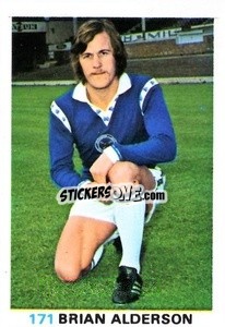 Cromo Brian Alderson - Soccer Stars 1977-1978
 - FKS