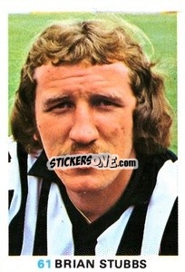 Sticker Brian Stubbs - Soccer Stars 1977-1978
 - FKS