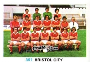 Sticker Bristol City - Soccer Stars 1977-1978
 n. 391 - FKS