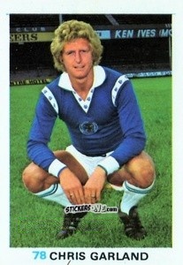 Sticker Chris Garland - Soccer Stars 1977-1978
 n. 78 - FKS