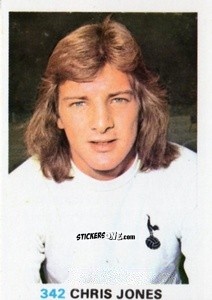 Sticker Chris Jones - Soccer Stars 1977-1978
 n. 342 - FKS
