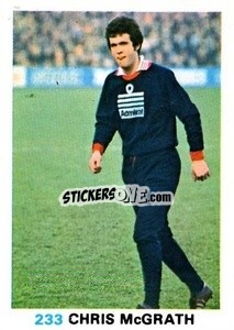 Sticker Chris McGrath - Soccer Stars 1977-1978
 - FKS