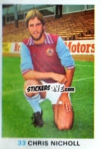 Sticker Chris Nicholl - Soccer Stars 1977-1978
 - FKS