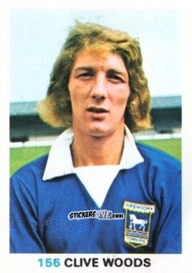 Sticker Clive Woods - Soccer Stars 1977-1978
 n. 156 - FKS