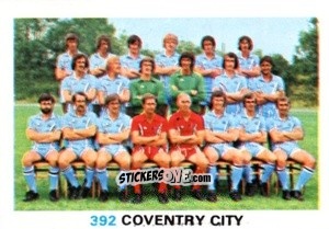 Cromo Coventry City - Soccer Stars 1977-1978
 n. 392 - FKS
