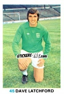 Sticker Dave Latchford - Soccer Stars 1977-1978
 - FKS