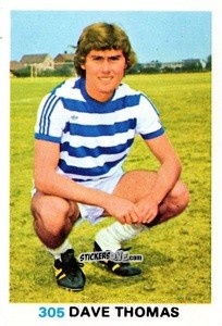 Sticker Dave Thomas - Soccer Stars 1977-1978
 n. 305 - FKS