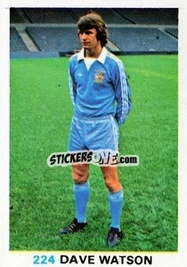 Sticker Dave Watson - Soccer Stars 1977-1978
 - FKS