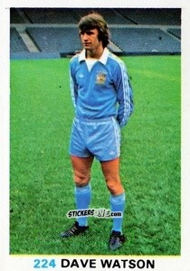 Sticker Dave Watson - Soccer Stars 1977-1978
 n. 224 - FKS