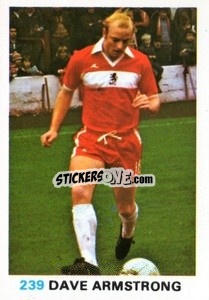 Sticker David Armstrong - Soccer Stars 1977-1978
 - FKS
