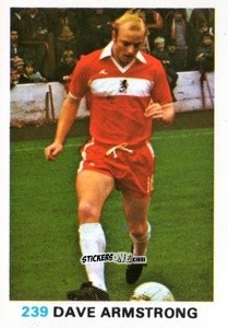 Sticker David Armstrong - Soccer Stars 1977-1978
 n. 239 - FKS