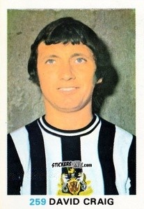 Sticker David Craig - Soccer Stars 1977-1978
 n. 259 - FKS