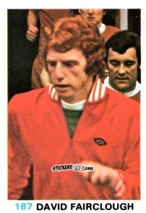 Cromo David Fairclough - Soccer Stars 1977-1978
 n. 187 - FKS