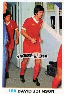 Sticker David Johnson - Soccer Stars 1977-1978
 - FKS