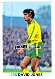 Sticker David Jones - Soccer Stars 1977-1978
 - FKS