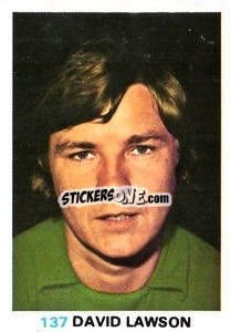 Sticker David Lawson - Soccer Stars 1977-1978
 - FKS