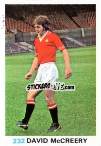 Sticker David McCreery - Soccer Stars 1977-1978
 - FKS