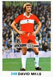 Sticker David Mills - Soccer Stars 1977-1978
 - FKS
