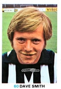 Sticker David Smith - Soccer Stars 1977-1978
 n. 60 - FKS