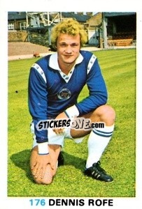 Sticker Dennis Rofe - Soccer Stars 1977-1978
 - FKS