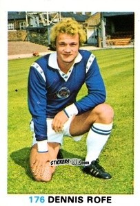 Sticker Dennis Rofe - Soccer Stars 1977-1978
 n. 176 - FKS