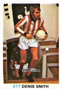 Sticker Dennis Smith - Soccer Stars 1977-1978
 n. 317 - FKS