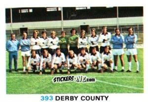 Sticker Derby County - Soccer Stars 1977-1978
 n. 393 - FKS
