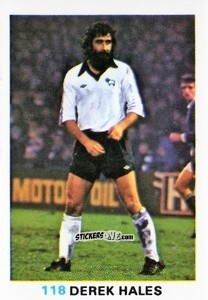 Sticker Derek Hales - Soccer Stars 1977-1978
 n. 118 - FKS