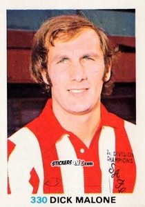 Cromo Dick Malone - Soccer Stars 1977-1978
 n. 330 - FKS