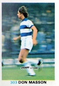 Sticker Don Masson - Soccer Stars 1977-1978
 n. 303 - FKS