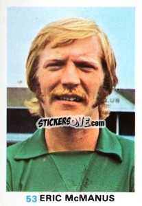 Sticker Eric McManus - Soccer Stars 1977-1978
 - FKS